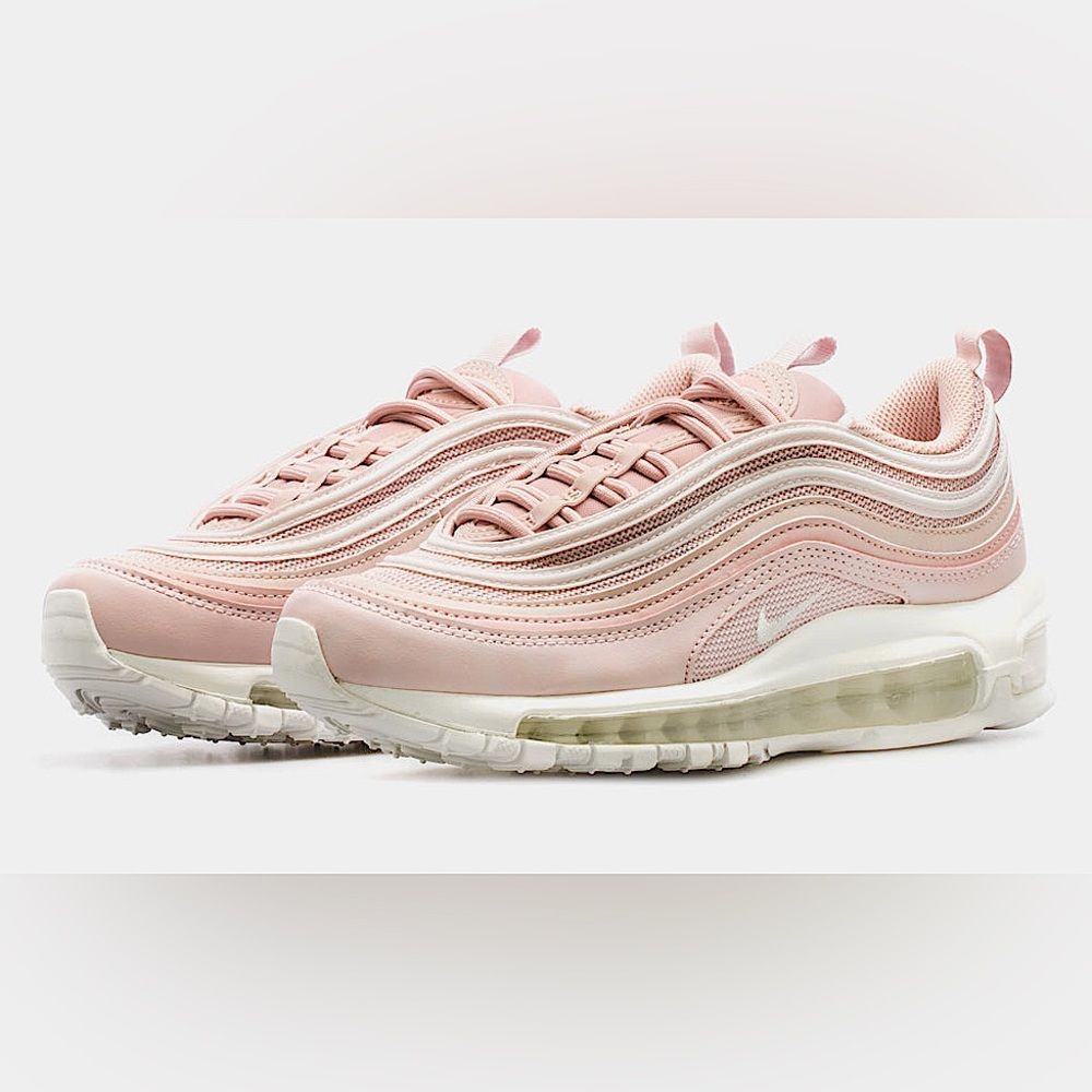 Nike Kids Girls Air Max 97 Sneakers Shoes Light Pink White NWOT $175